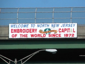 Sign over Route 495
